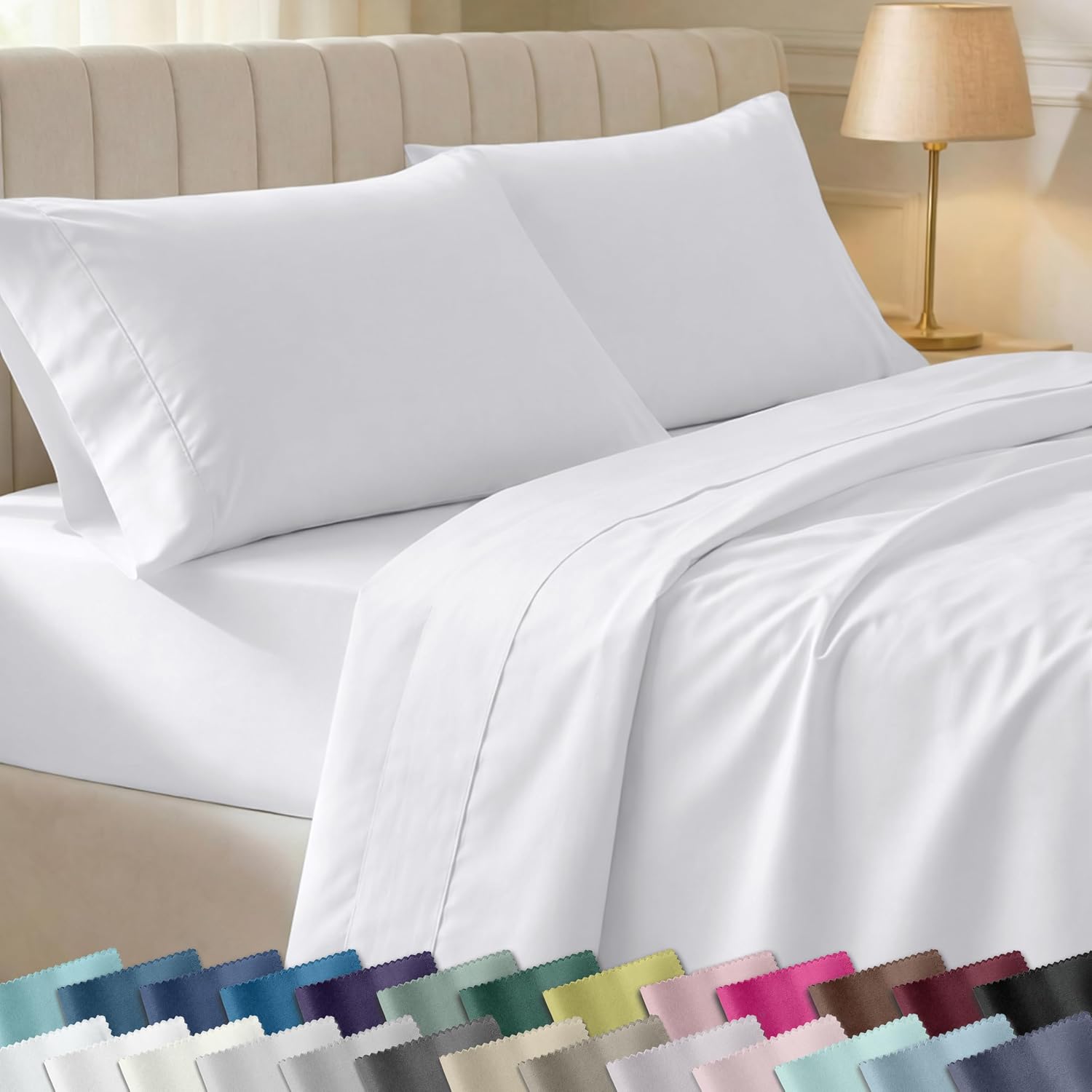 Jogo de Cama Queen · 400 fios (4 peças)