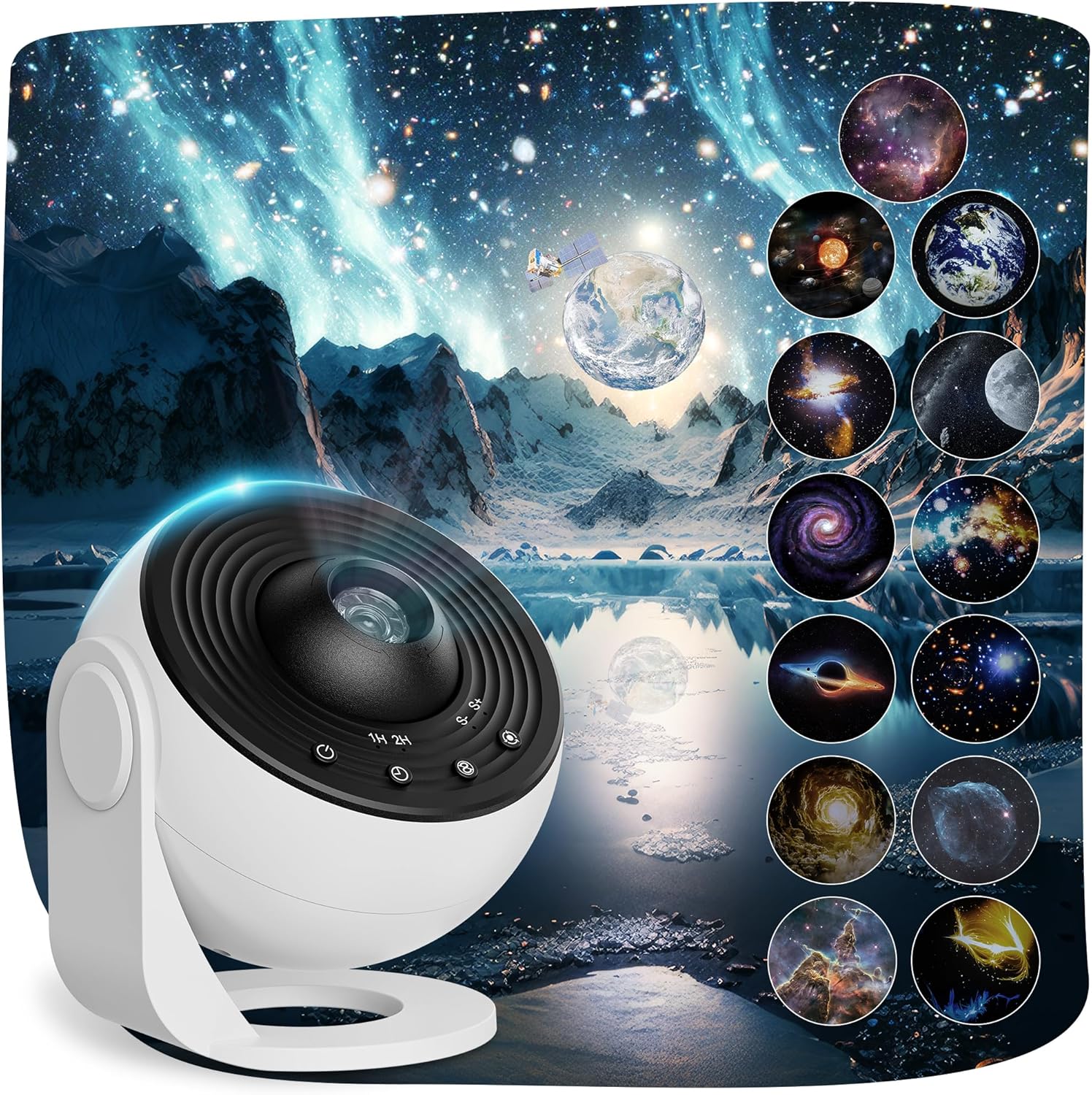 Projetor de Galáxia e Estrelas · Luz Noturna