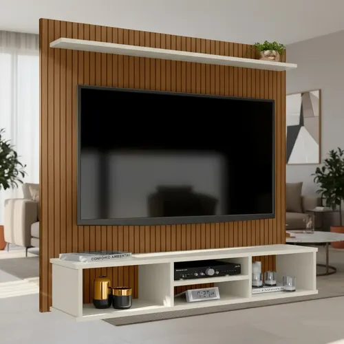 Painel TV Ripado 3D Everest · até 50”