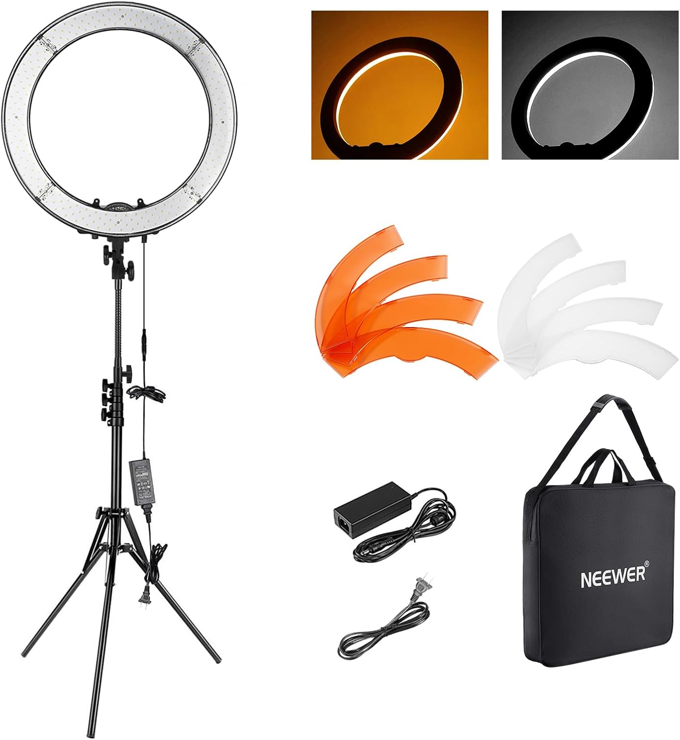Ring Light 18cm + Tripé 1,6m